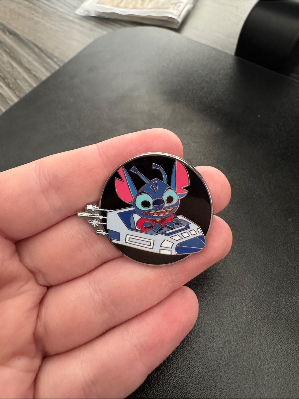 Disney Parks Joey Chou Mystery Box Space Mountain Pin -Stitch in Spaceship